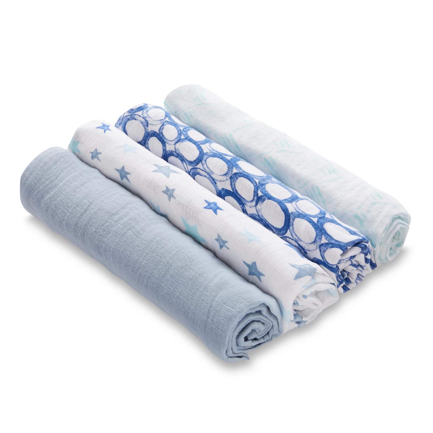 aden and anais blue swaddle