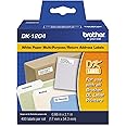 Brother Genuine DK-1204 Multipurpose Paper Label Roll, Die-Cut Paper Labels, Engineered for Excellence, 400 Labels Per Roll