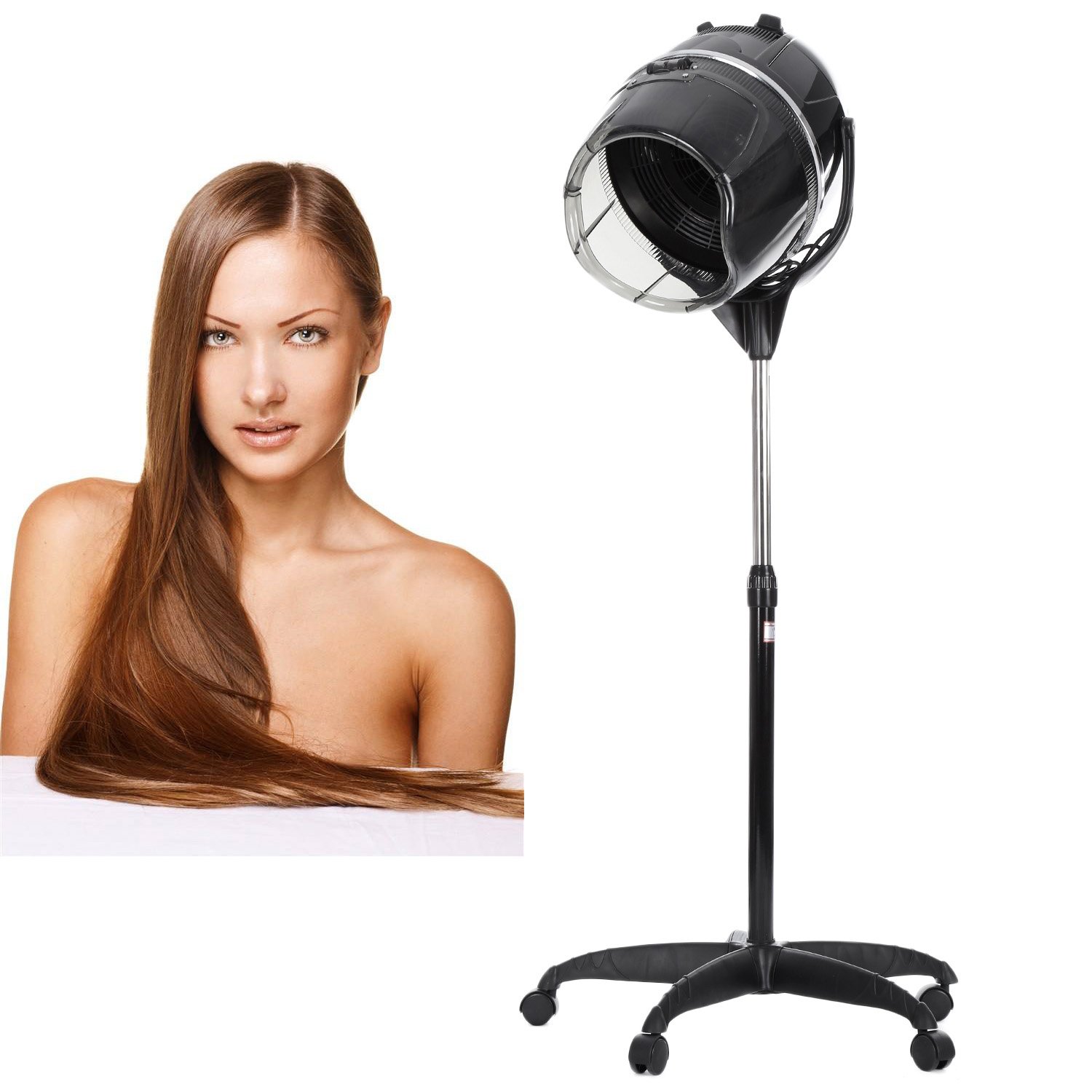 Professional Salon Stand Up Hair Dryer, Portable