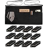 Argstar 2 Pack Server Apron with 4 Pockets, Waitress Waiter Waist Short Aprons(Available in 60/120 Pack)