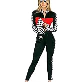 Beauty's Love Halloween Racer Costume-Speed Car Driver Jumpsuit Costume for women
