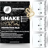 Monsters Ink Snake Skin Matte Tattoo Cover 12 x 15cm 12 Sheets view 2