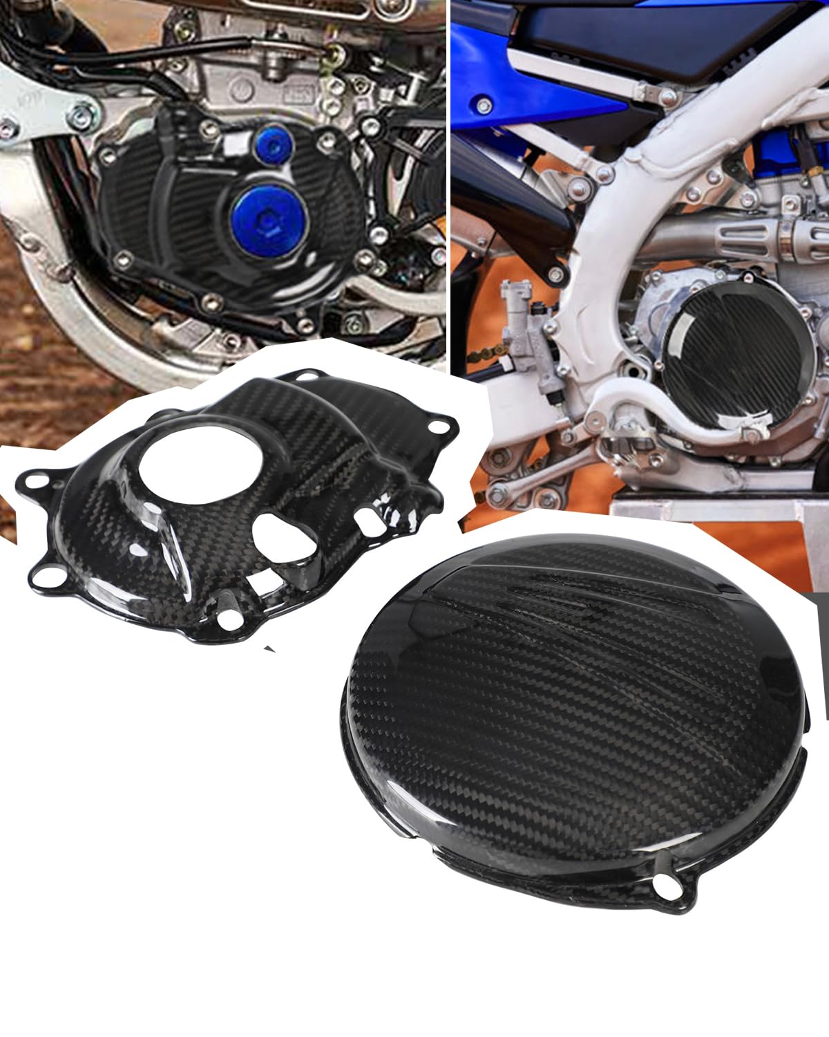 Photo 1 of NACORE Dirt Bike Engine Clutch Cover Guard Case Saver Protection for YZ250F/WR250F 2021-2024 Dirt Bike