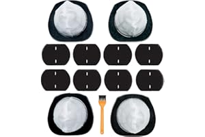 Baifeier 4 Pack 3 in 1 Vacuum Filter Compatible With Bissell Stick Vacuum Filter Model 20302030, 20303, 20306, 20307, 20309, 