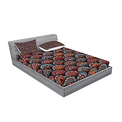 Ambesonne Mandala Fitted Sheet & Pillow Sham