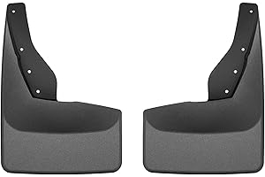 WeatherTech Custom No Drill Splash Guard MudFlaps for Ford Expedition, Expedition Max, Rear Pair (120216), Black