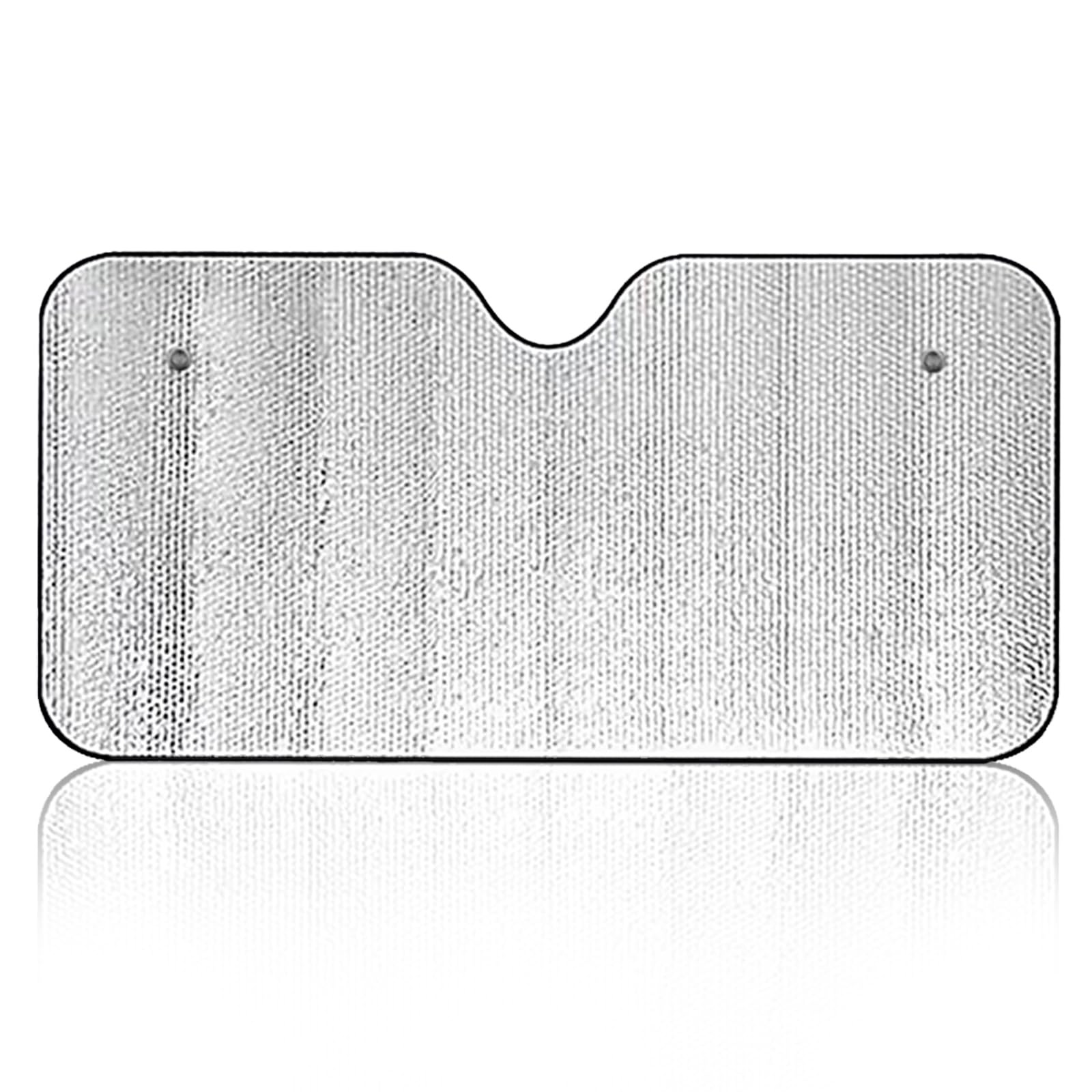 Photo 1 of 1 Pcs Front Windshield Sun Shade, Car Sun Shield .Sun Shields for Windshields Car Windproof Window Sun Shade Shield to Block Uv Rays for Most Cars SUV and Trucks (Silver 55.16in*27.5in)