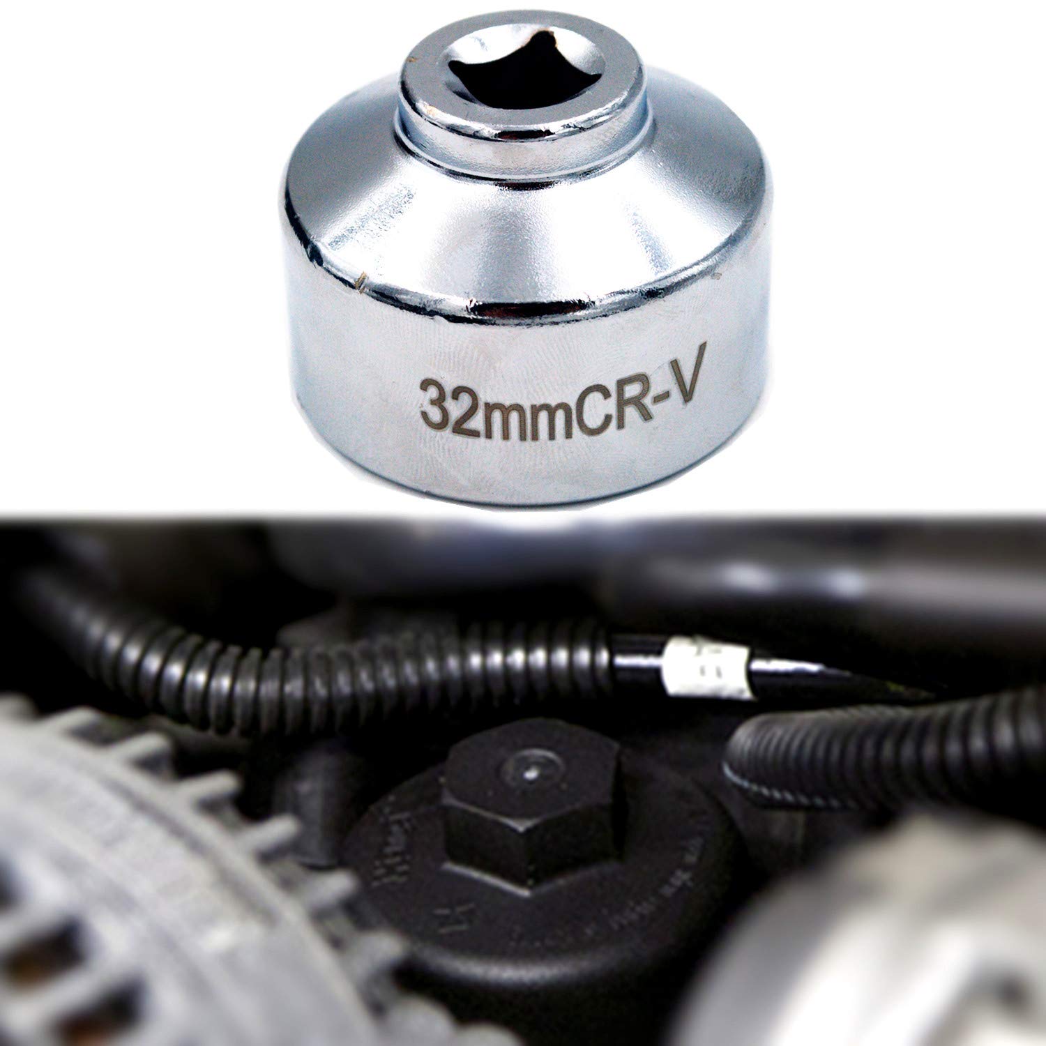Ease2U 32mm Oil Filter Wrench, Socket with 3/8" Drive for... eBay