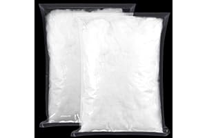 Aneco 35 Oz Christmas Fake Snow Decor Xmas Polyester Fiber Filling Stuffing High Resilience Holiday Fill Fiber for Christmas Crafts, Stuffed Animals, Cushions, Pillows, Tree Decorations