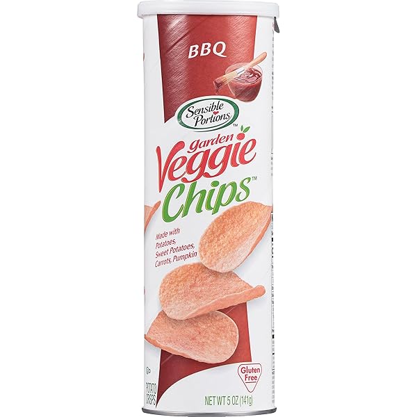 SENSIBLE PORTIONS STACKED GARDEN VEGGIE CHIPS, BBQ, 5 OZ