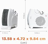 Status Portable 2kW Dual Position Fan Heater FH2P-2000W1PKB view 5