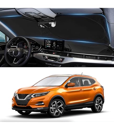 thumbnail image 2 of Windshield Sun Shade For Nissan Rogue 2021-2025- Upgraded 2 of 10