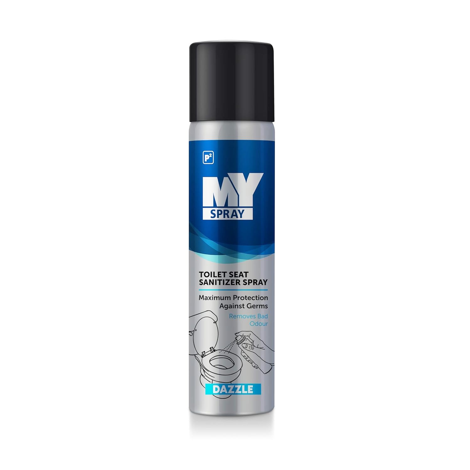 My Spray Toilet Seat Sanitizer Spray 75 ML Dazzle Fragrance (Pack Of