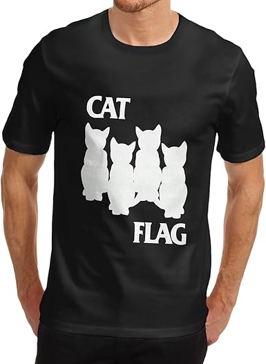 black flag cat shirt