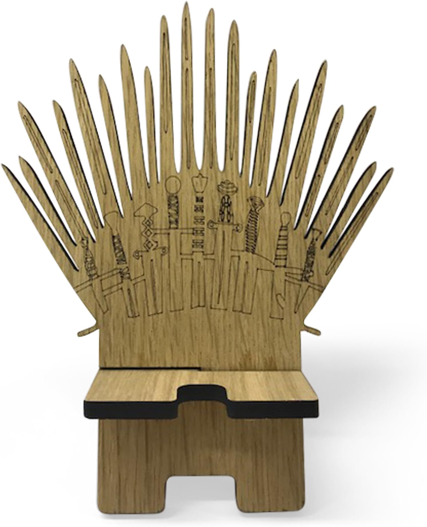 Game of Thrones Parody Wooden Phone Stand. Charging Station - Cell Phone Stand - Docking Station Slot - Phone Stand - Cell Phone Holder - Wood Phone Stand - Cell Phone Stand for Desk