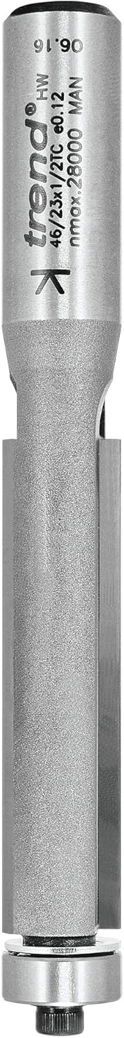 Trend Professional Guided Trimmer, 1/2 Inch Shank, 12.7mm Cut Diameter, 50mm Cut Length, Tungsten Carbide Tipped, 46/23X1/2TC - Image 3