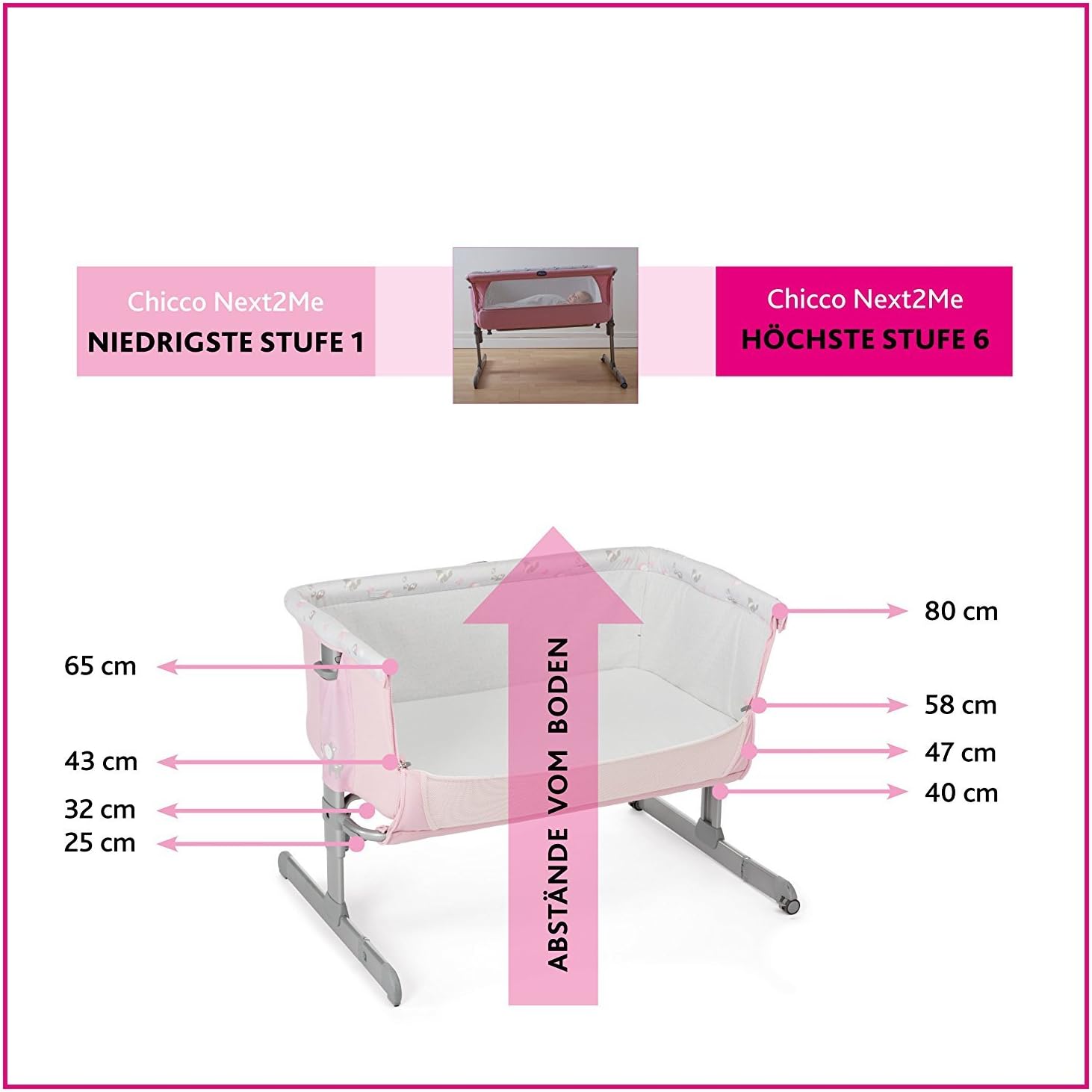 chicco next to me fuchsia