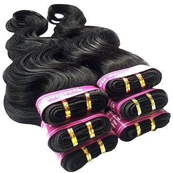 Amazon Com King Love Star Human Hair Mixed Length 6 Pcs 14 16