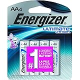 Energizer Ultimate Lithium Batteries Batteries AA, 4 Each