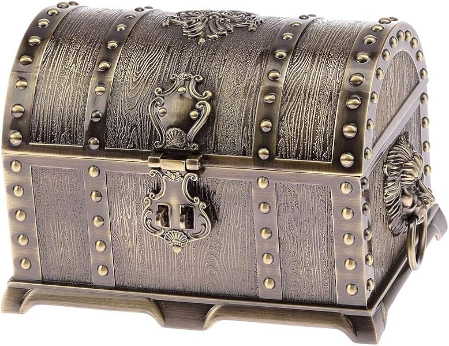 LYY-Jude dekorative Burg, europäische Retro-Piraten-Schatzkiste, große