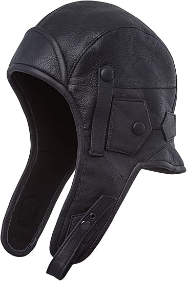 leather deerstalker hat