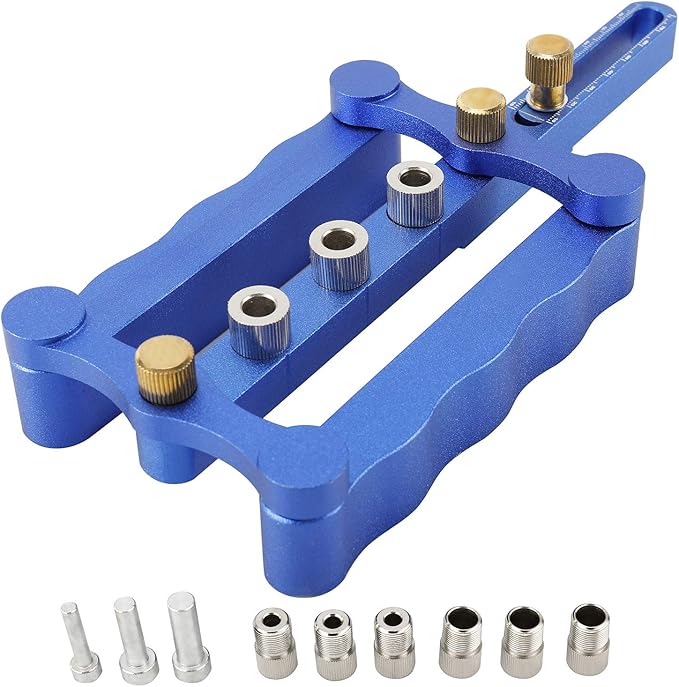 HighFree Self Centering Doweling Jig Kit Center Gauge and Doweling Jig