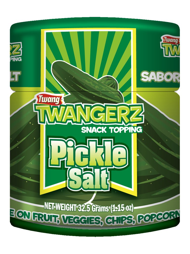 Twang Twangerz Flavored Salt Snack Topping - Lime, Lemon Lime, Mango Chili & Dill Pickle (Assorted, 4 Pack) : Popcorn Seasoning : Grocery & Gourmet Food