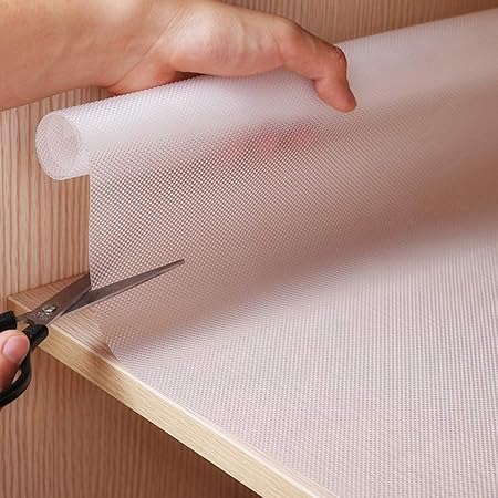 Behavetw Transparent Waterproof Drawer Liner 1 Roll Anti Mildew