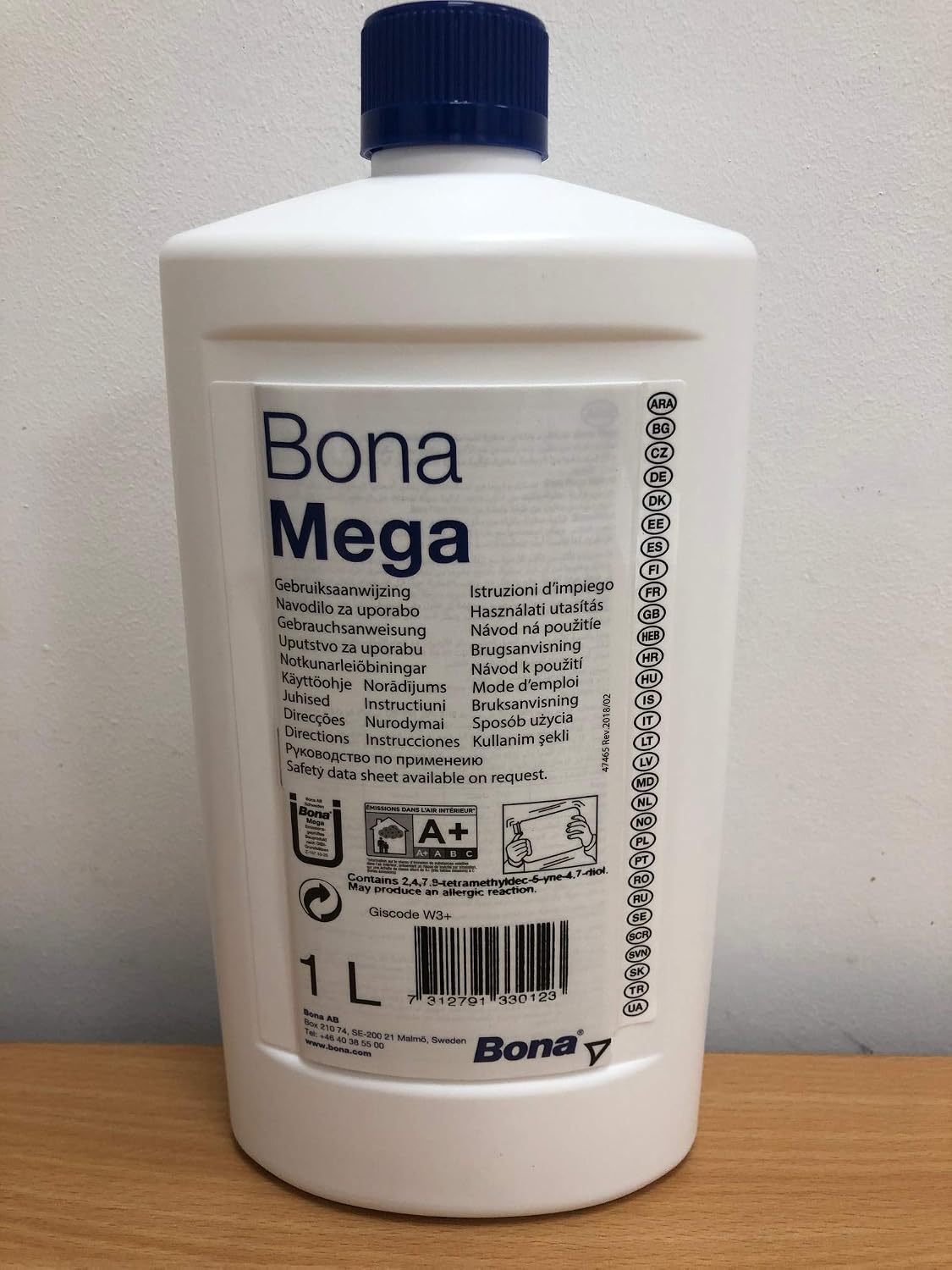 Bona Mega Parkettlack - glossy - 1 liter - sealing, 1 K parquet lacquer, water lacquer, White, 1L - Image 3