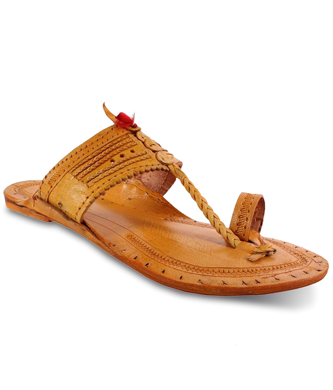 Buy Unique Sports Men's Leather Kolhapuri Slippers at Amazon.in