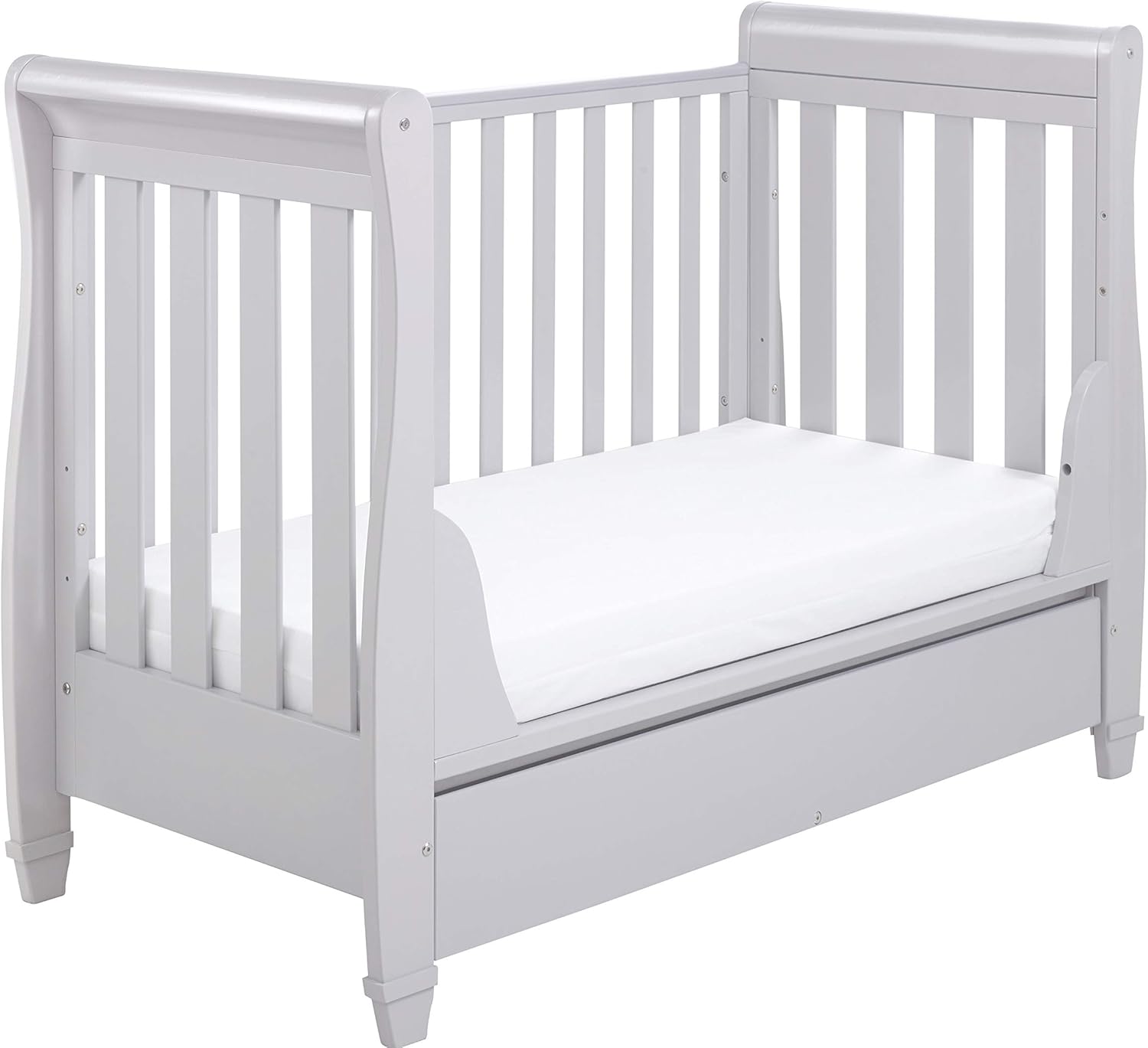 eva drop side cot bed