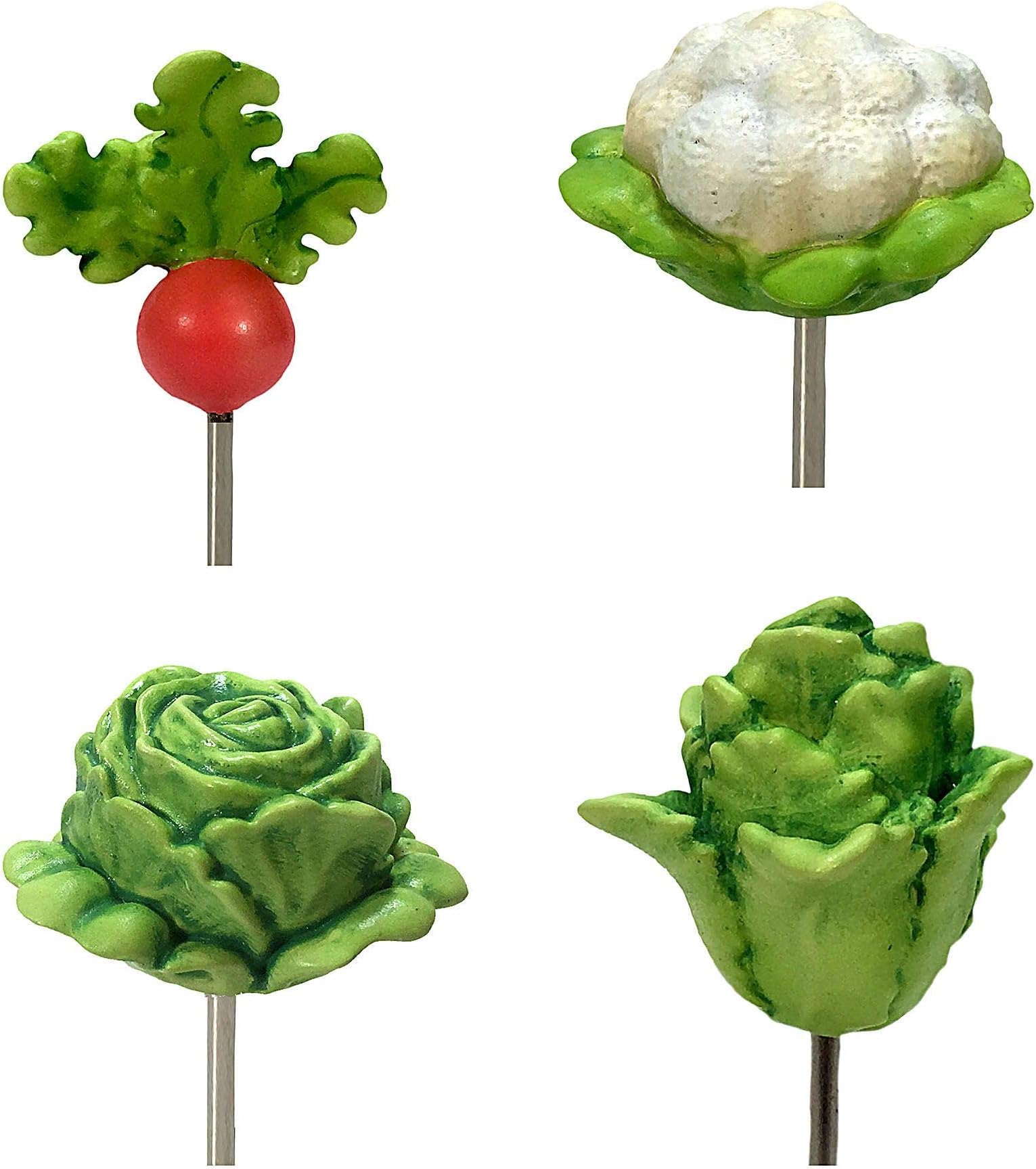 Heirloom Vegetables, 4 Piece Set for Miniature Garden, Fairy Garden