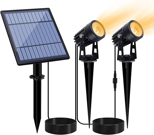 APONUO Led Solar Spotlights 2W Solar 