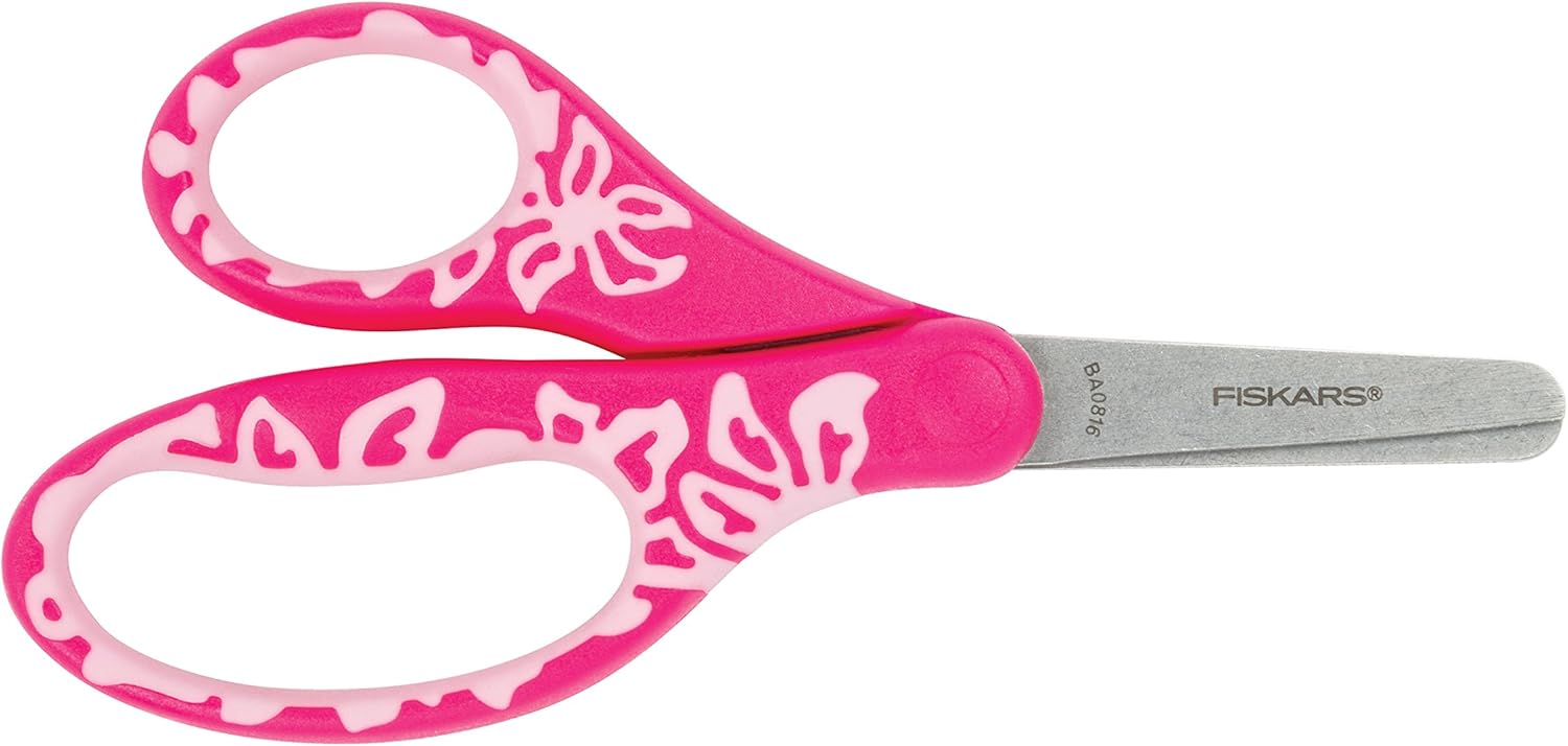 Fiskars 5 Inch Softgrip Blunt-tip Kids Scissors, Color Received May Vary: Home & Kitchen
