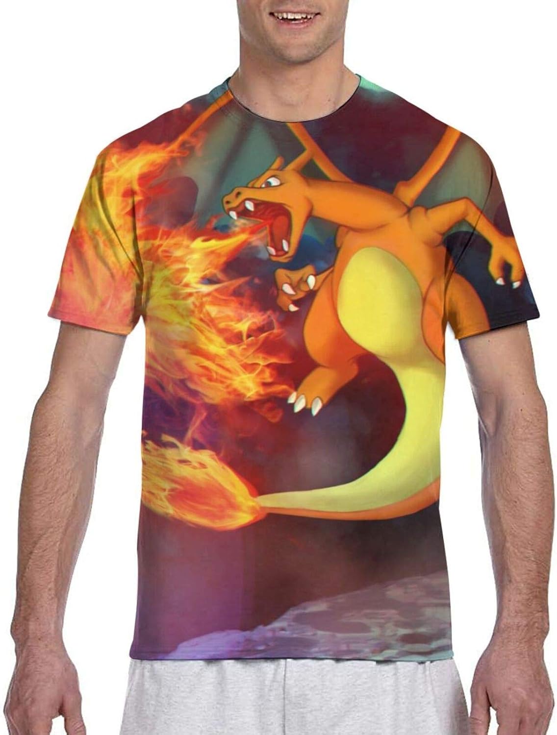 WJJSXKA Poke Mon Charizard Camiseta Para Hombre Amazon mx Ropa WJJSXKA Poke Mon Charizard Camiseta Para Hombre Amazon mx Ropa