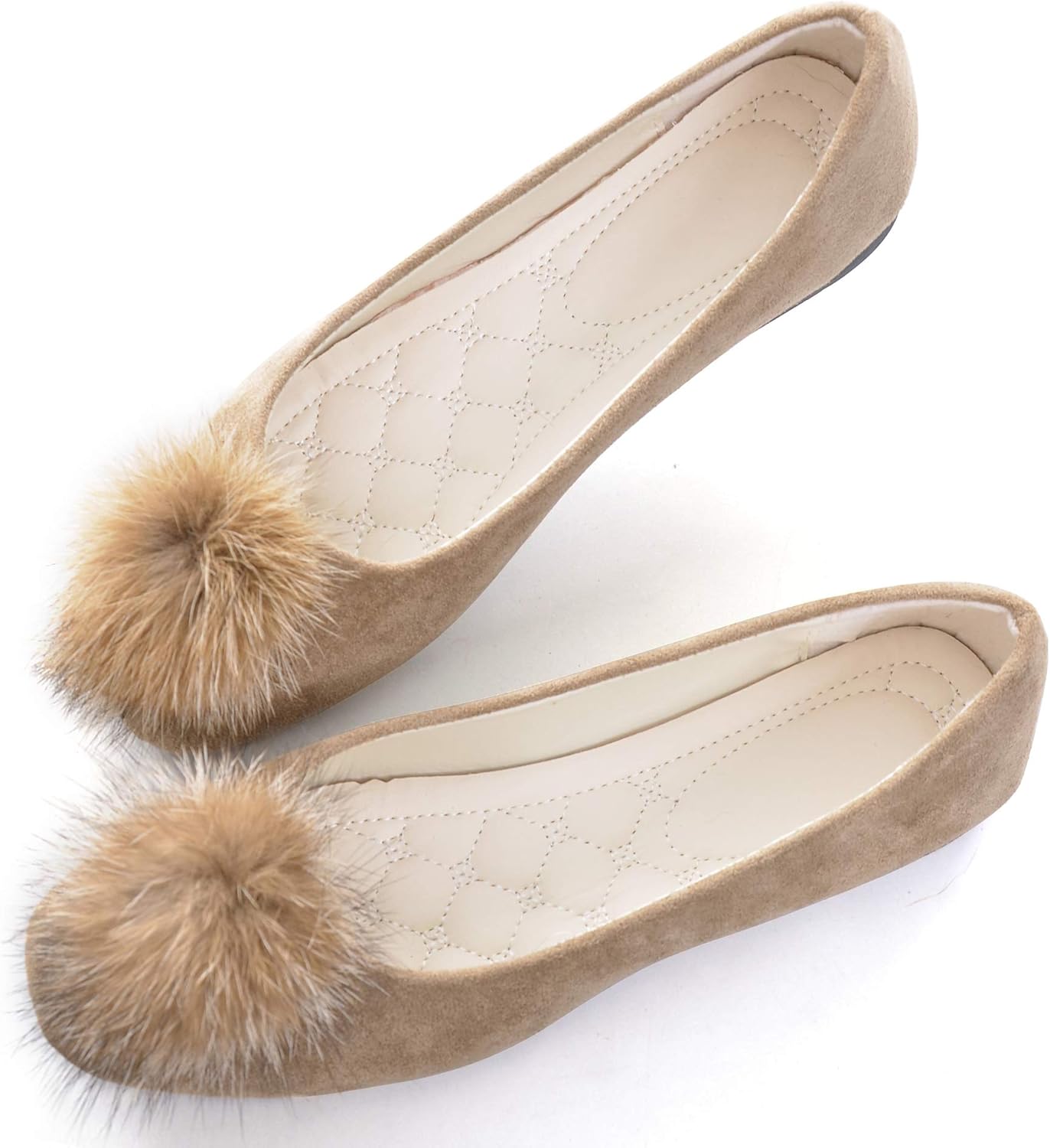 fluffy criss cross slides