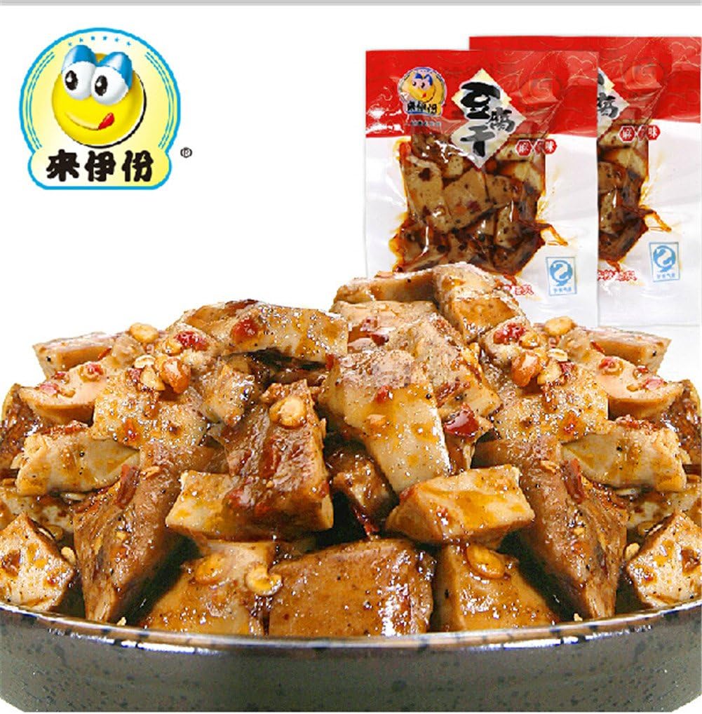 Qyz@ Chinese Sichun Special Snack Food:laiyifen Spicy Flavor Tofu 250g2