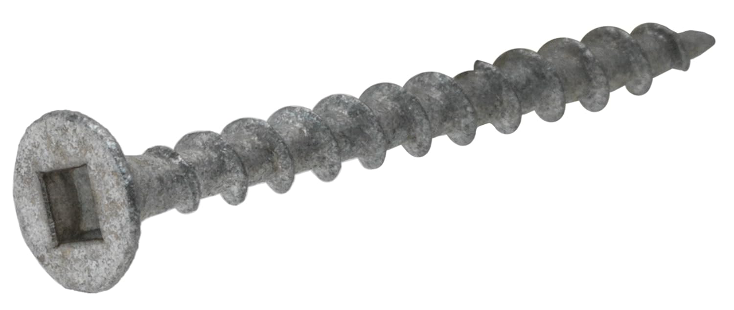 Hillman 71033 Galvanized Square Drive Deck Screw, 8 X 3
