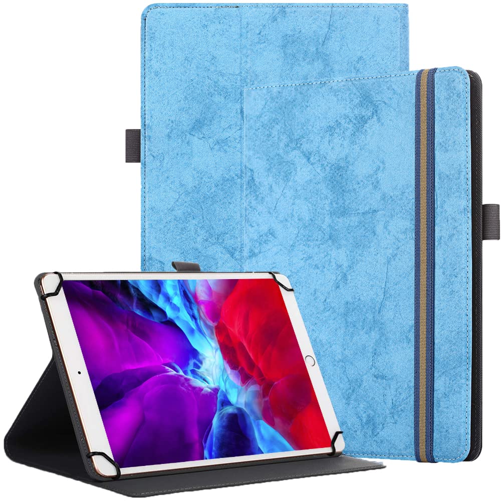 SINSO Universal Case for All 9-11 Inch Tablet, 9",9.7",10.1",10.2",10.5",10.9",11" Tablet Case, Lightweight Protective Cover with Stand/Pen Holder for iPad/Samsung/Lenovo/Fire HD/Fire Max, Sky Blue โ image 1