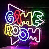 Gamerneon Game Room Large Neon Signs 13.2"x14" Colorful LED,USB Neon Lights for Game Zone Party Decor Bedroom Gaming Wall Lightup Signs Teen Boy Bedroom Home Gamer Party Decorations Gifts