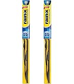 A-Premium Pack Of 2 Windshield Wiper Blades With Wear Indicator & Towel - Compatible