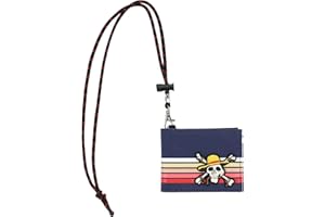 One Piece Logo Bifold Wallet with Corded Lanyard
