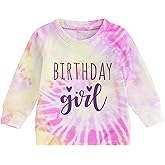 ZPL S Birthday Girls Sweatshirt It's Me Cute Tie Dye Graphic Shirt Kids Fall Long Sleeve Shirts B-Day Gifts Party Tops