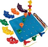 edxeducation Geo Pegs and Peg Board Set 36 Pegs 3 Shapes 6 Colours 18m+ view 4