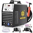 HZXVOGEN 200Amp AC/DC Aluminum TIG Welder with Pulse 4 in 1 Multiprocess Welding Machine Dual Voltage 110V/220V IGBT Inverter HF TIG/TIG/Stick/Arc/Spot Welder Machine