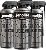 Jenolite Silicone Spray Lubricant 3 x 400ml SMART STRAW Multi Purpose
