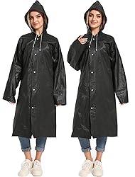 Borogo Rain Ponchos for Adults Reusable 2Pcs
