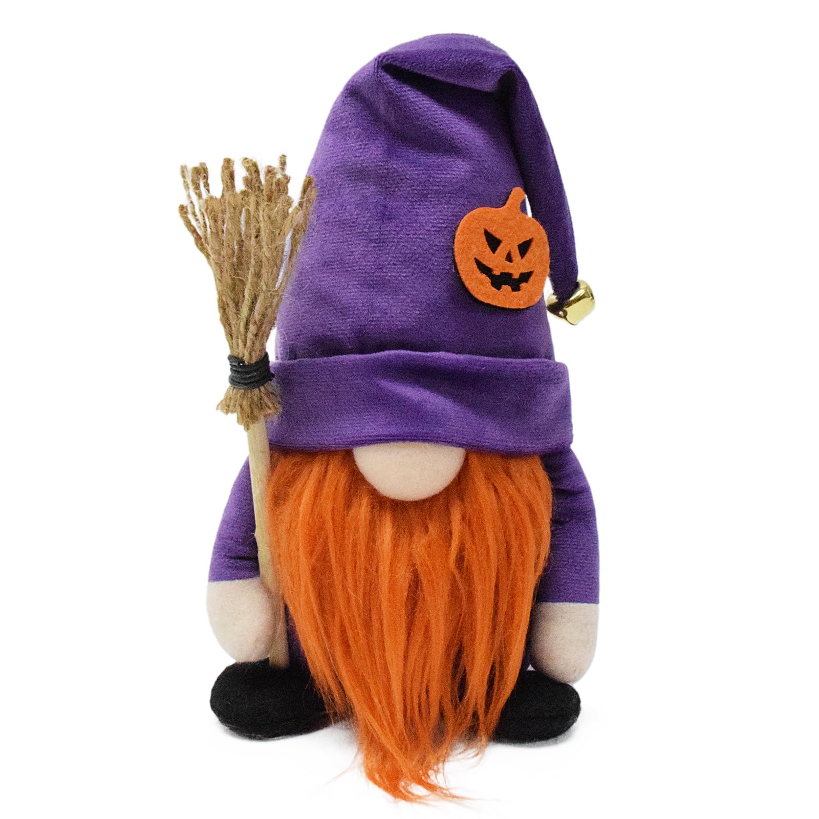 Photo 1 of Attiigny Halloween Decorations Stuffed Gnome Plush,Tabletop Centerpiece Holiday Ornaments Scandinavian Purple Gonk, Handmade Shelf Decor Witch Santa Tomte Halloween Party Gifts for Family,Friends
