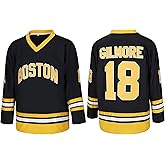 Men's #18 Happy Gilmore 1996 Movie Adam Sandler Ice Hockey Jersey Stitched