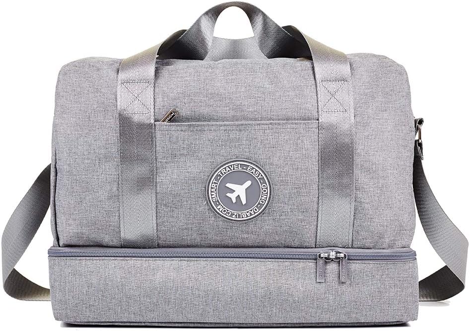SITAKEGS Borsa Da Viaggio Pieghevole, 5 Pezzi Borsa Da Cabina Tote Pieghevole Duffel Bagaglio, Borse Da Notte Leggere Borse Da Viaggio Per Le Donne Uomini Vacanze Shopping Weekend Uscite Sportive - Foto 2